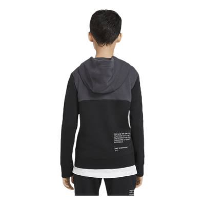 NSW Swoosh Zip Hoodie Junior Black/Grey