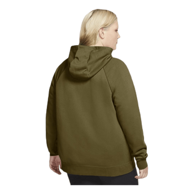 Essential Zip Hoodie Plus Green