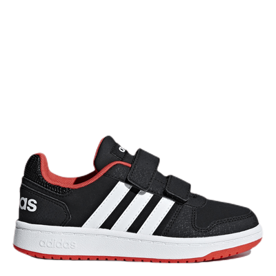 Hoops 2.0 Shoes Core Black / Cloud White / Hi-Res Red