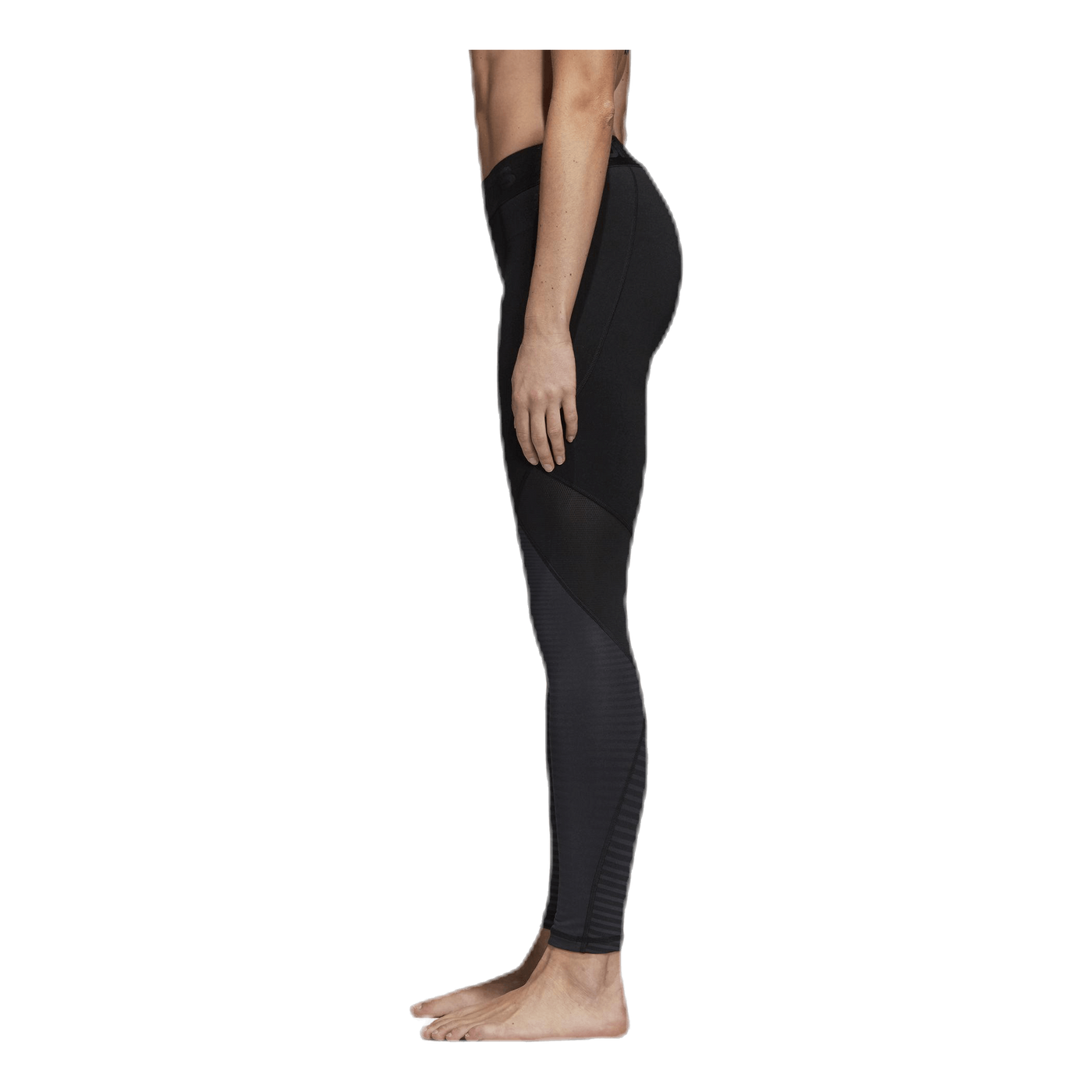 Alphaskin Sport Graphic Long Tights Black