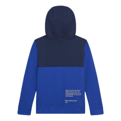 Swoosh Hoodie Junior Blue