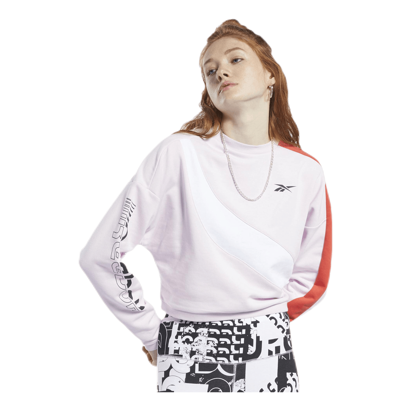 Wor Myt Colorblocked Crew White