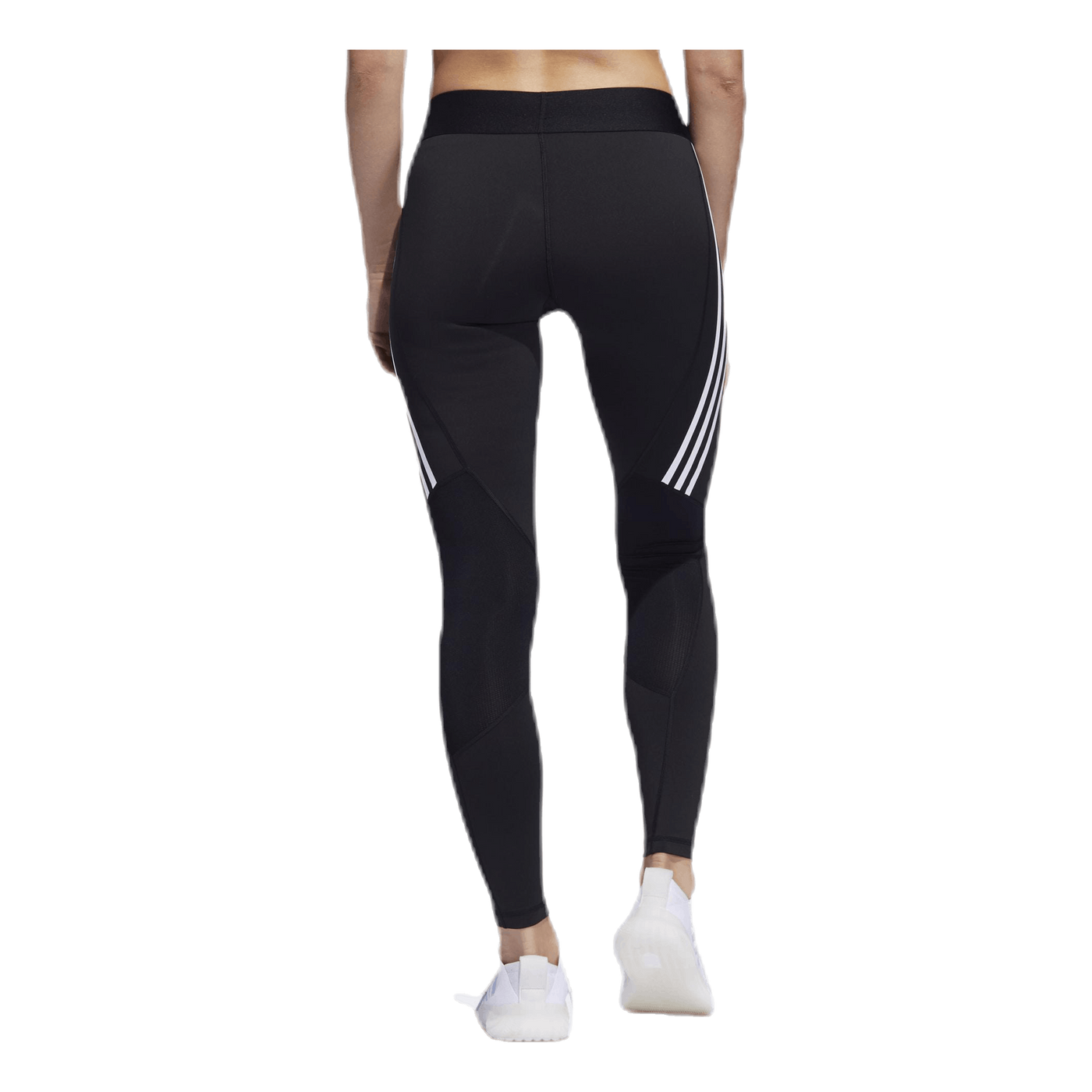 Alphaskin Sport 3 Stripe Long Tight Black / White