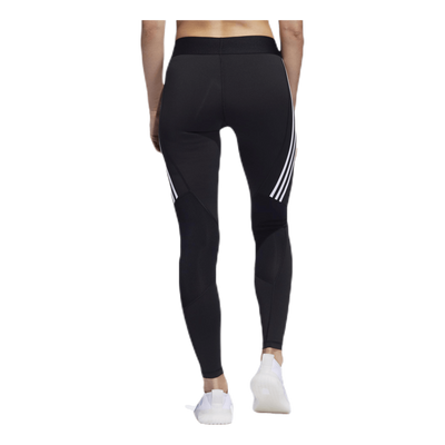 Alphaskin Sport 3 Stripe Long Tight Black / White