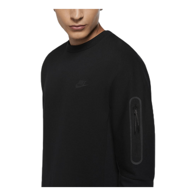 Sportswear Tech Fleece Men's Crew Sweatshirt BLACK/BLACK