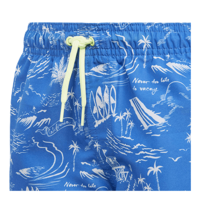 Pattern Boardshorts Youth Blue