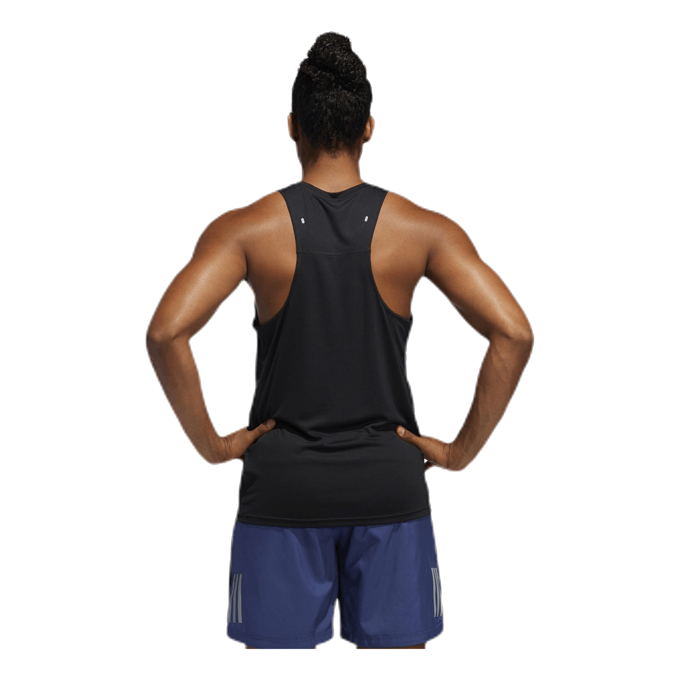 Own The Run Singlet 3S Black