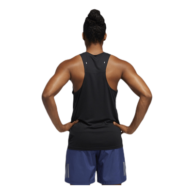 Own The Run Singlet 3S Black