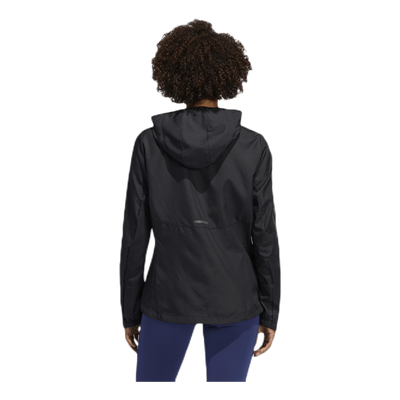 Adidas Own The Run Wind Jacket Hooded Women Black