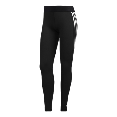 Alphaskin Sport 3 Stripe Long Tight Black / White