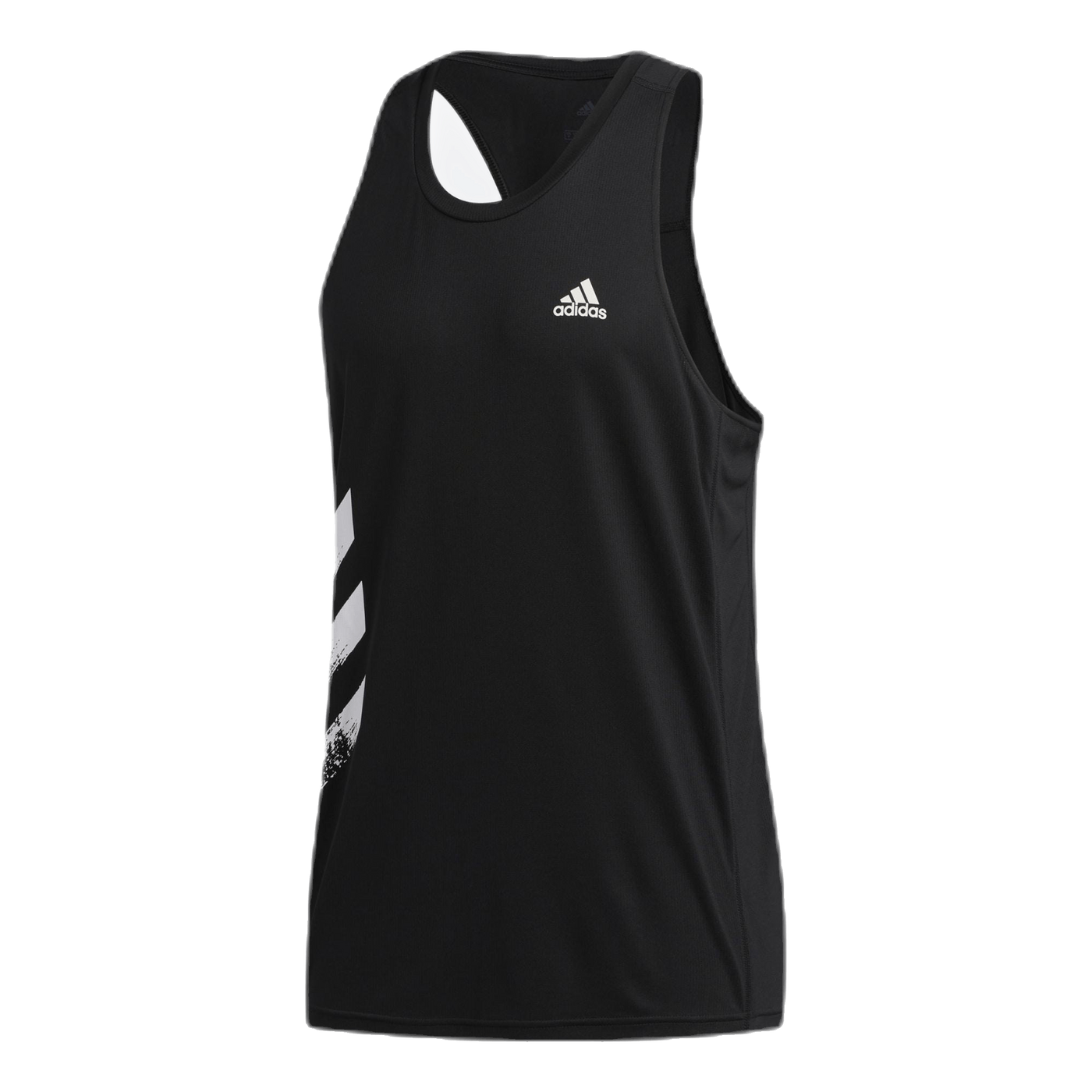 Own The Run Singlet 3S Black