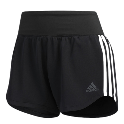 3 Stripe Woven Gym Short Black / Black