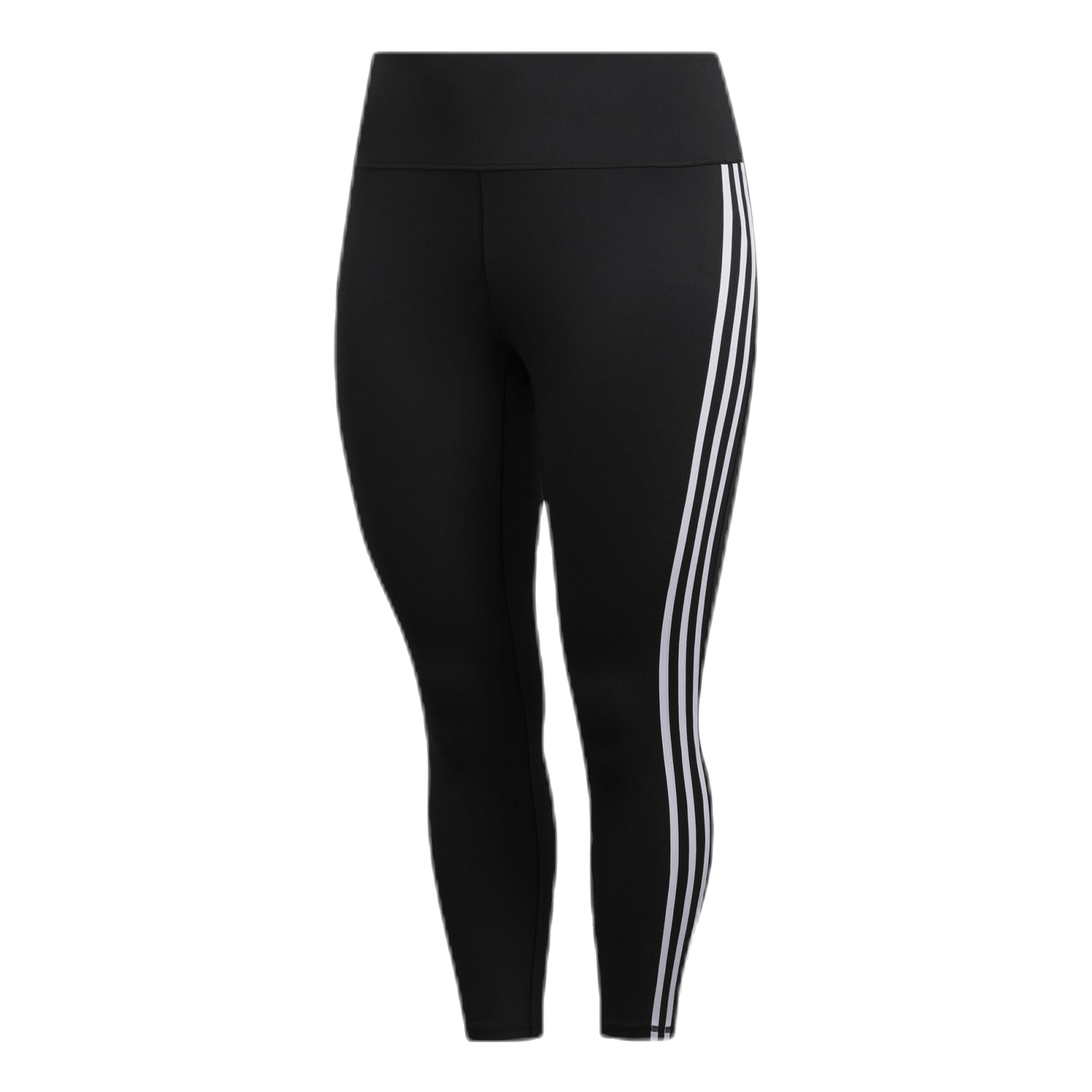 Believe This 2.0 3 Stripe 7/8 Tight Plus Size Black / White