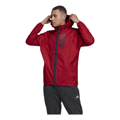 Wind Jacket Lined Red