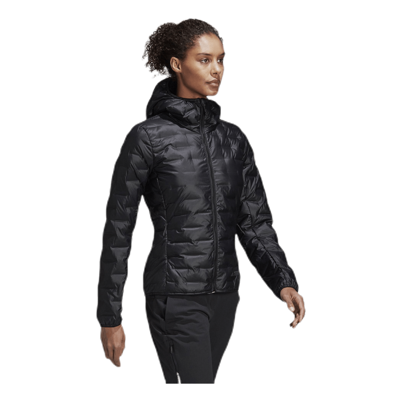 Terrex Lite Down Hooded Jacket Black