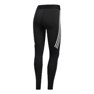 Alphaskin Sport 3 Stripe Long Tight Black / White