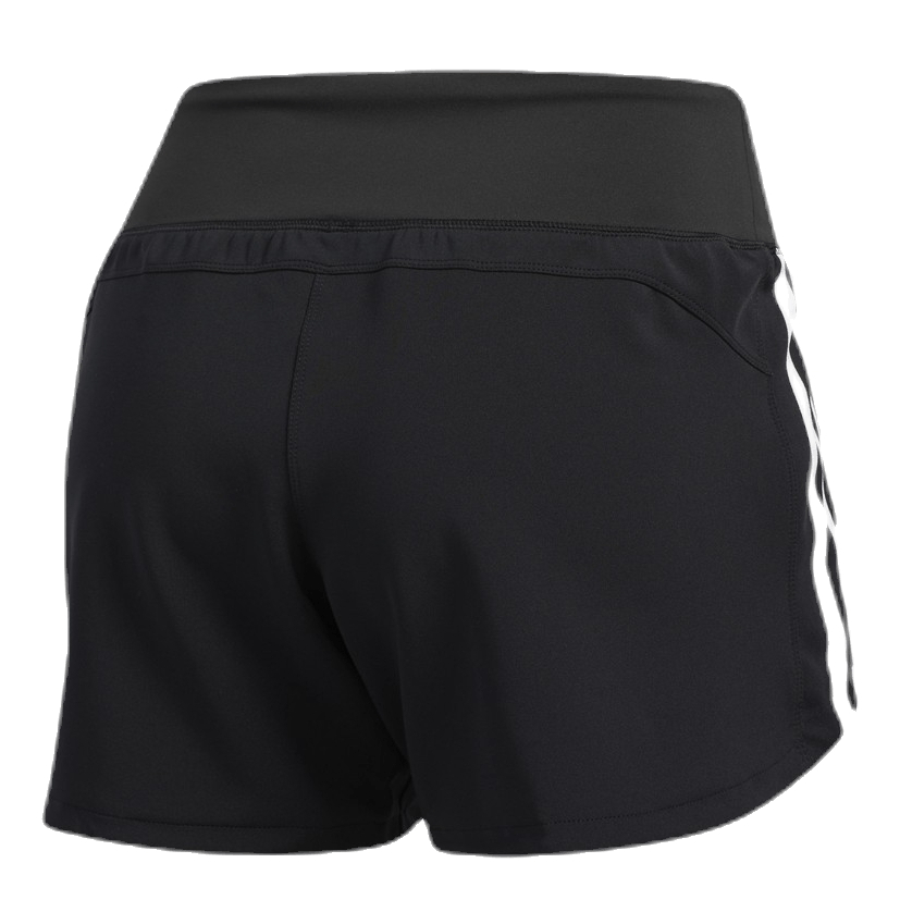 3 Stripe Woven Gym Short Black / Black