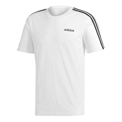 Essentials 3 Stripes T-Shirt White / Black