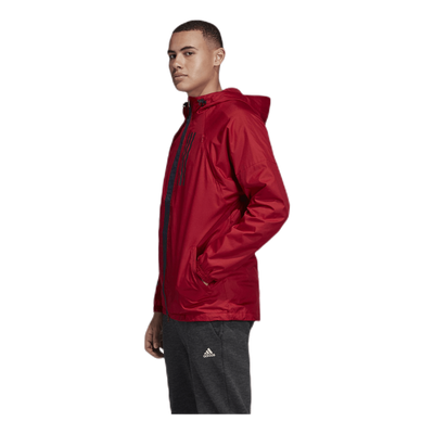 Wind Jacket Lined Red