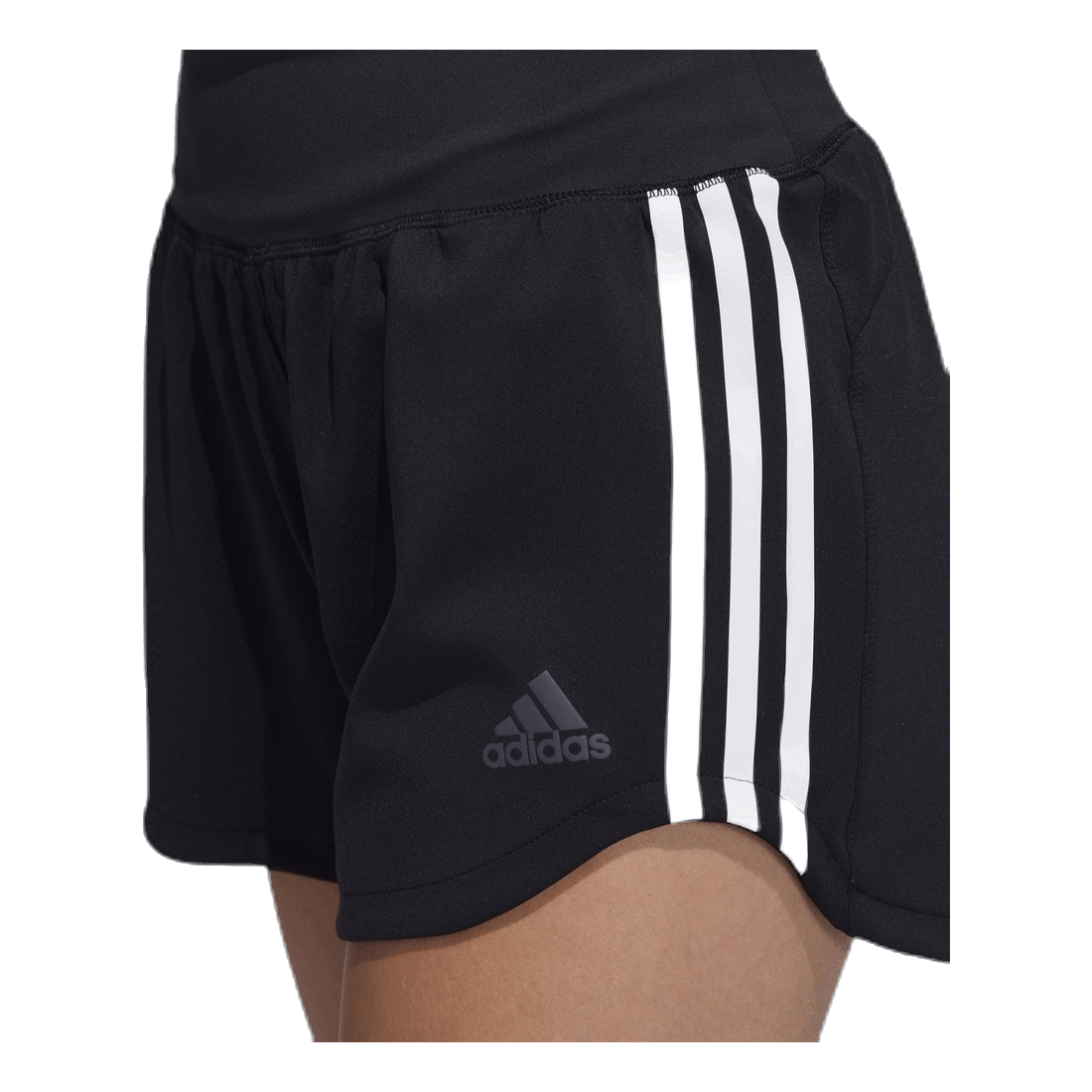 3 Stripe Woven Gym Short Black / Black