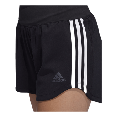 3 Stripe Woven Gym Short Black / Black