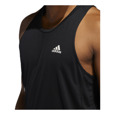 Own The Run Singlet 3S Black