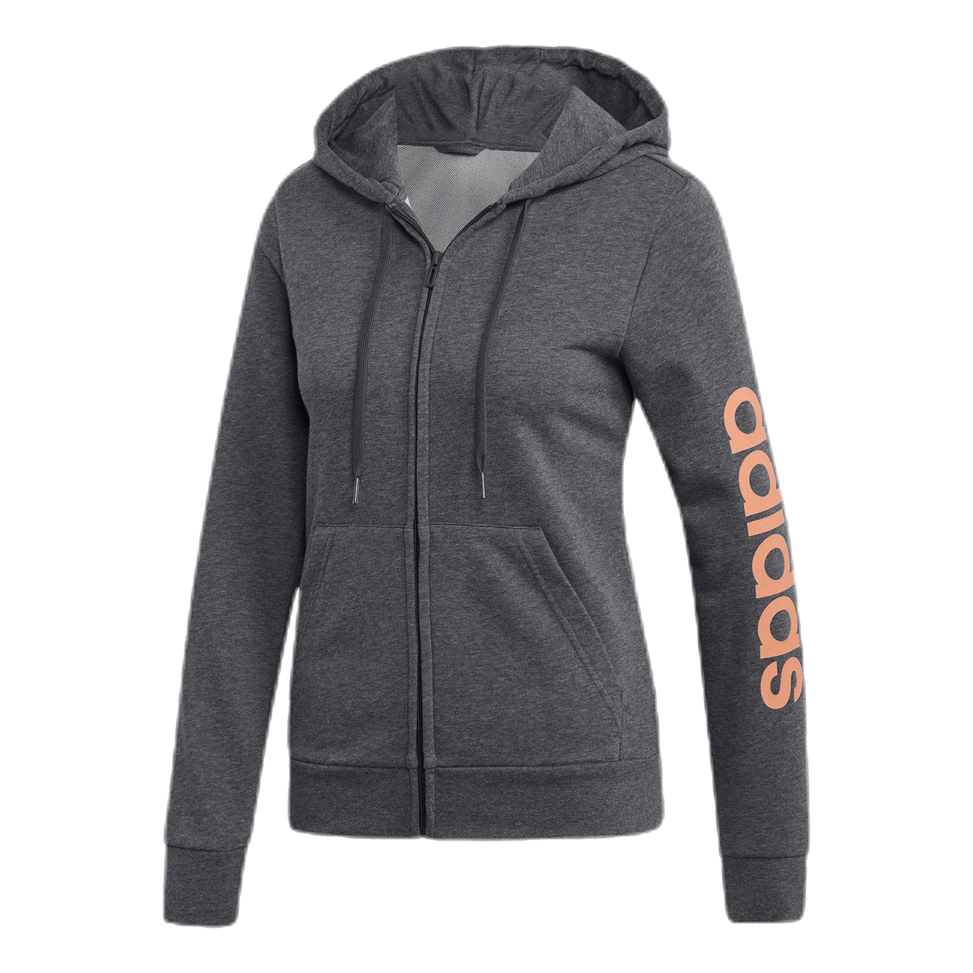 Linear Full Zip Hood Grey