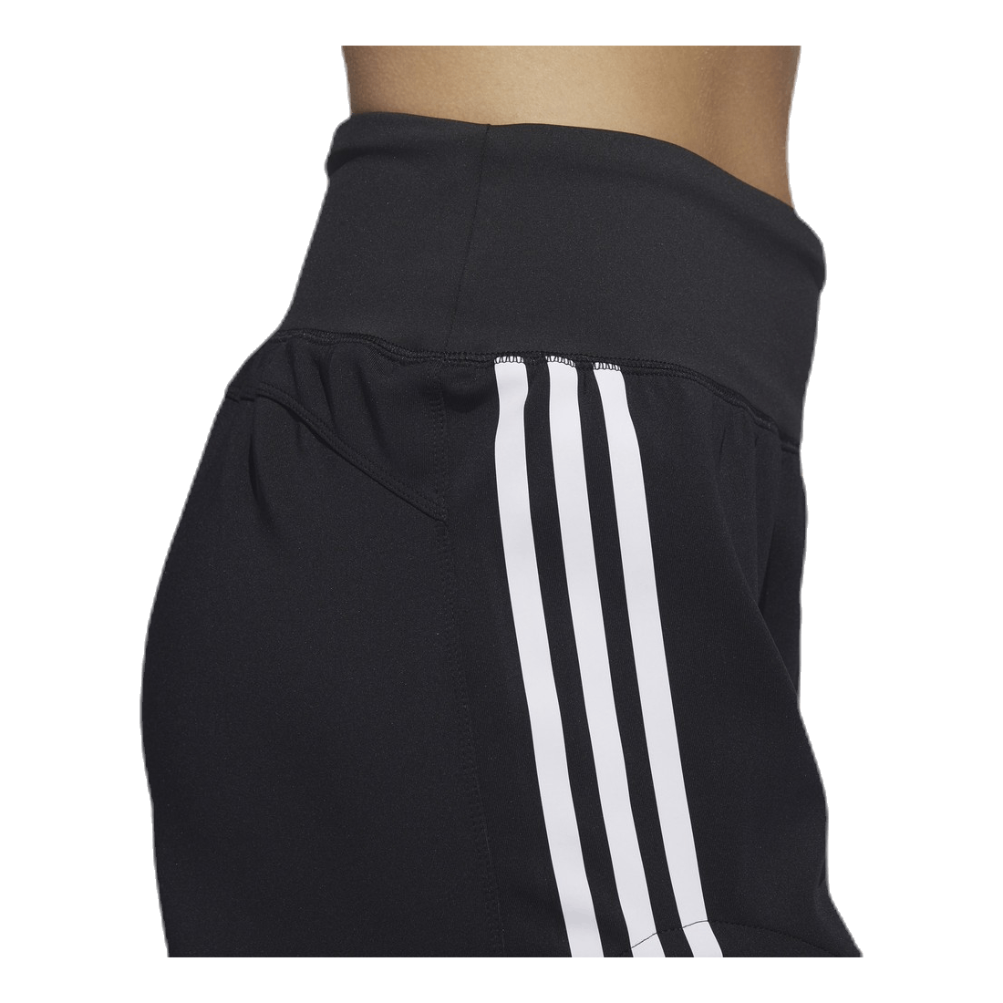 3 Stripe Woven Gym Short Black / Black