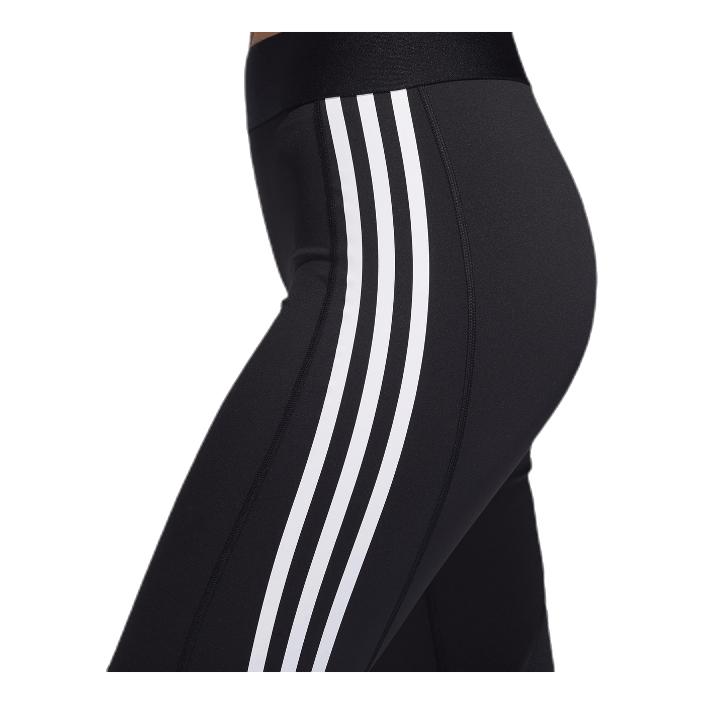 Alphaskin Sport 3 Stripe Long Tight Black / White