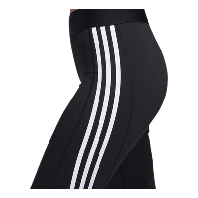 Alphaskin Sport 3 Stripe Long Tight Black / White