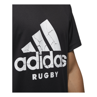 Rugby Logo Tee Black