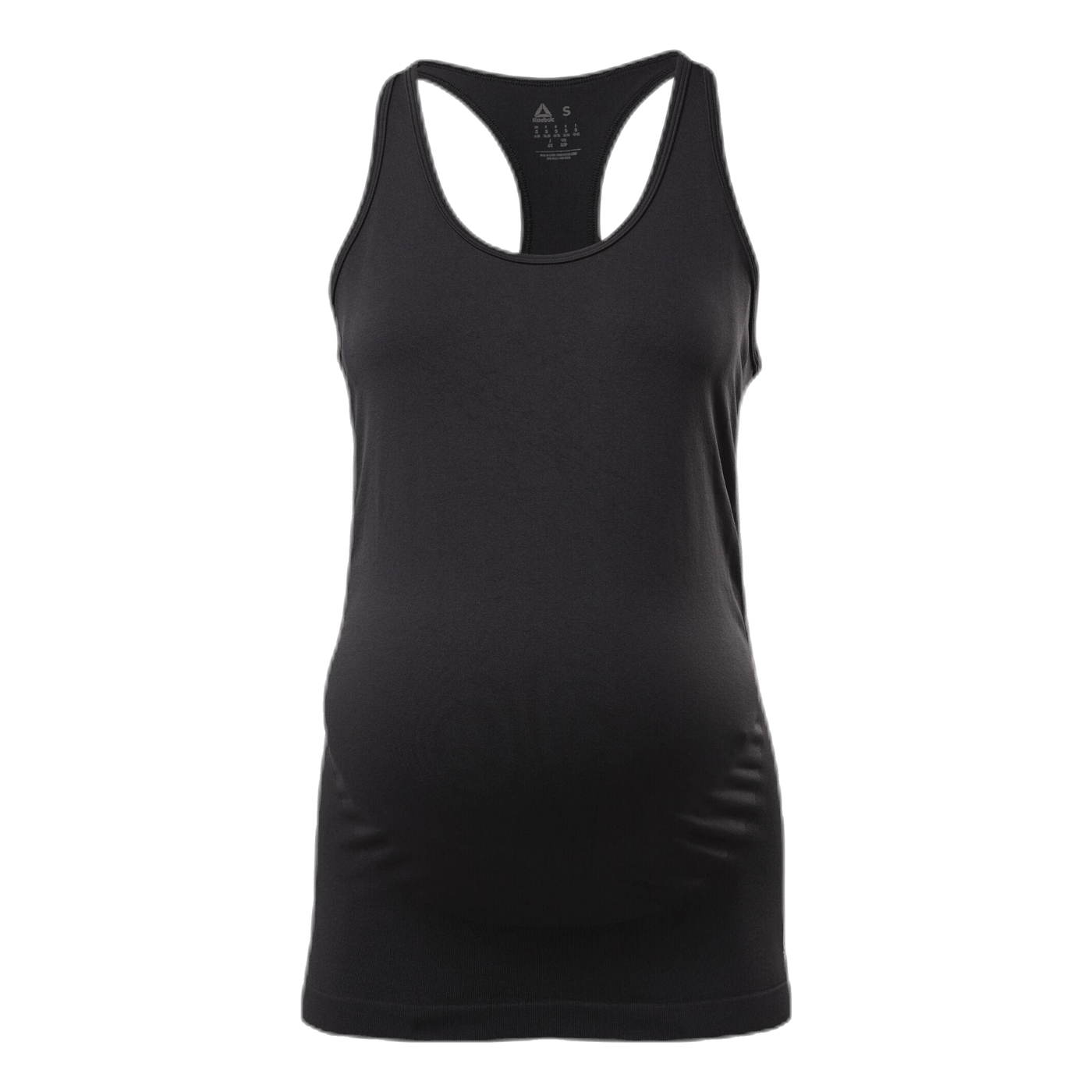 Seamless Maternity Tank Black