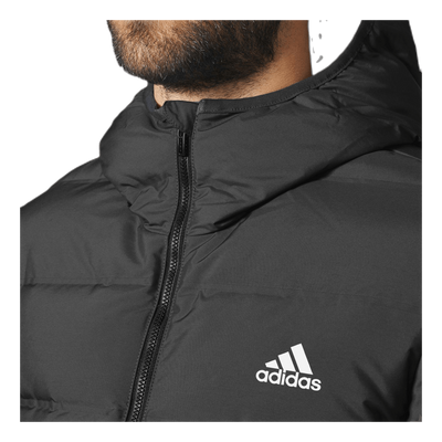 Helionic Down Hooded Jacket Black