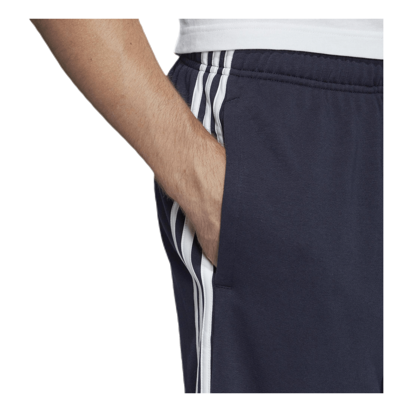 Essentials 3 Stripes Short French Terry Legend Ink