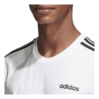 Essentials 3 Stripes T-Shirt White / Black