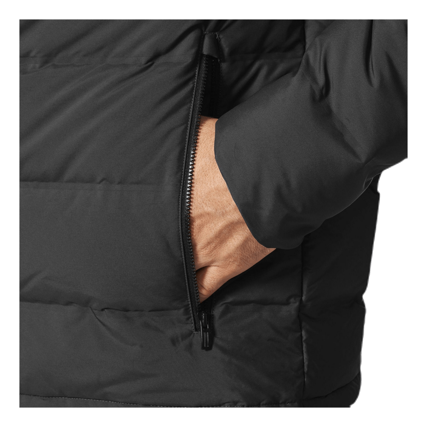 Helionic Down Hooded Jacket Black