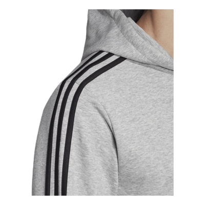 Essentials 3 Stripes Fullzip French Terry Medium Grey Heather / Black