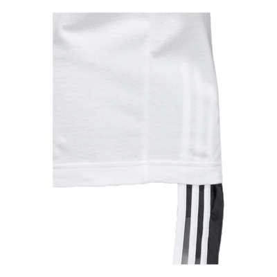 Essentials 3 Stripes T-Shirt White / Black