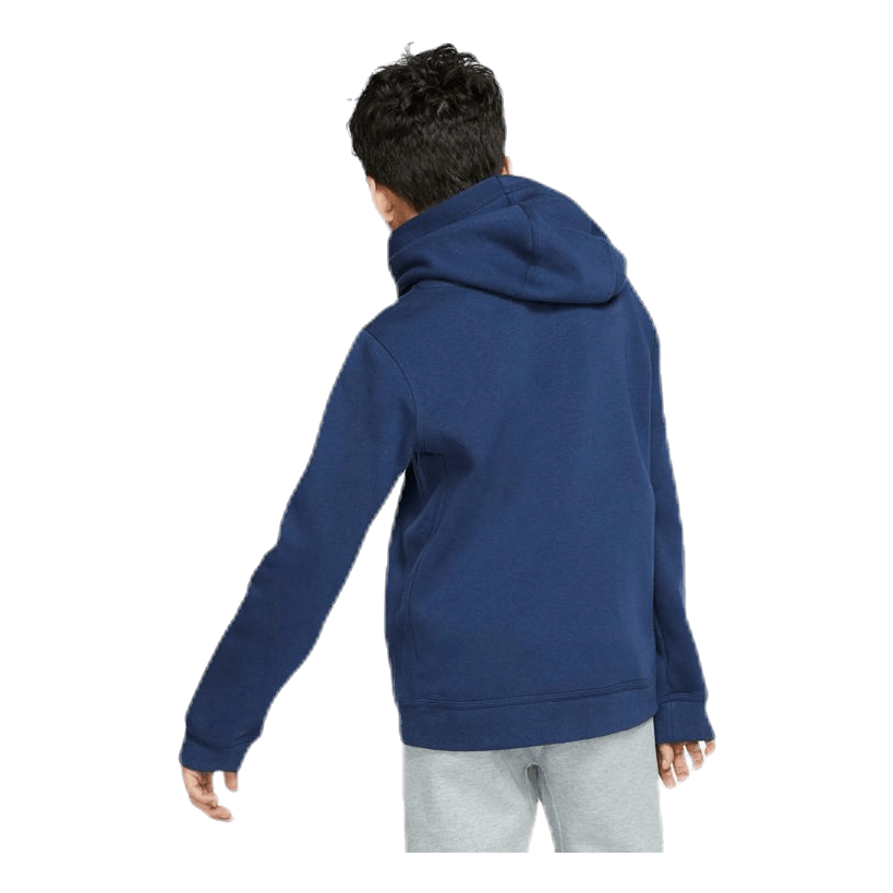 Sportswear Club Big Kids' Pullover Hoodie MIDNIGHT NAVY/WHITE