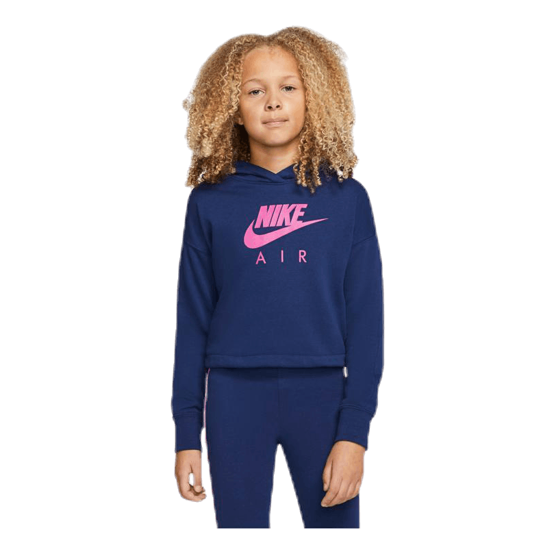 Air Crop Hoodie Junior Blue/Pink