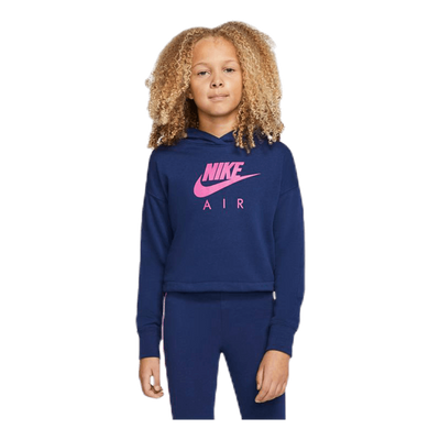 Air Crop Hoodie Junior Blue/Pink