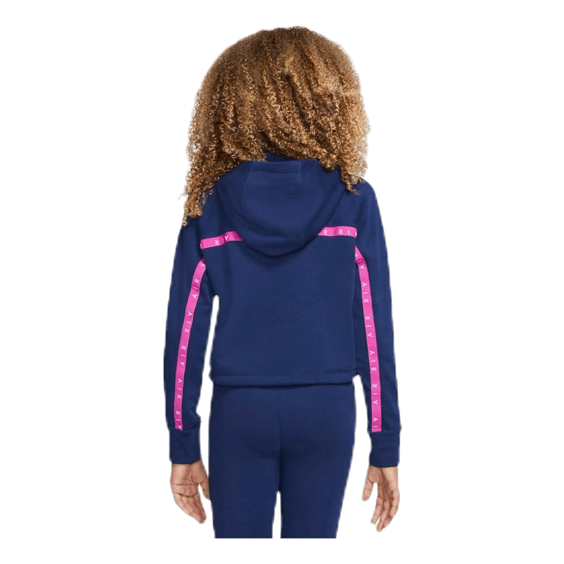 Air Crop Hoodie Junior Blue/Pink