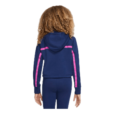 Air Crop Hoodie Junior Blue/Pink