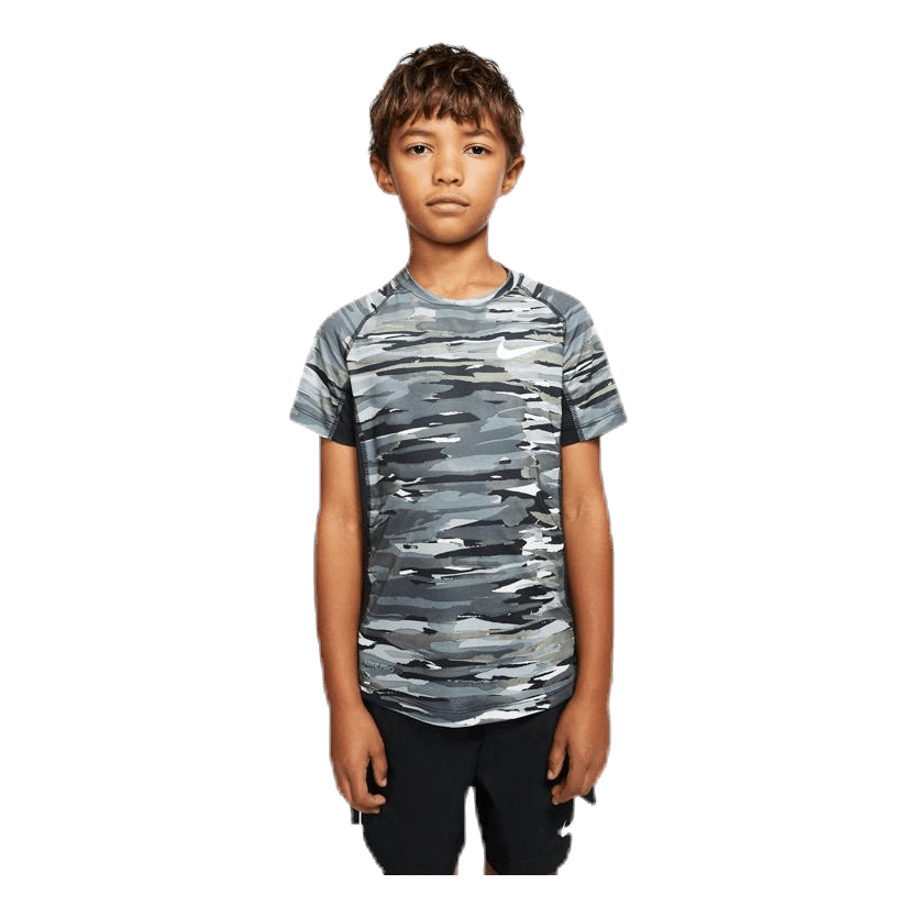 Junior Pro Fitted Camo Black