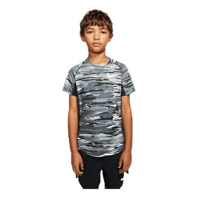 Junior Pro Fitted Camo Black