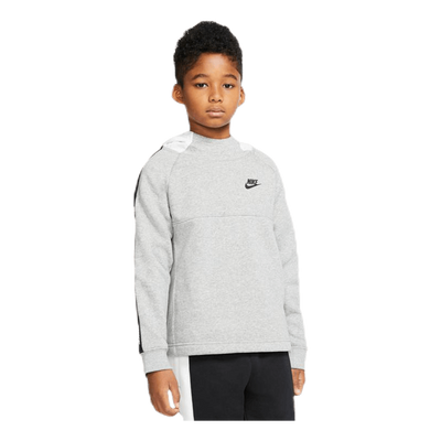 Hybrid 1/2 Zip Fleece Junior White/Black