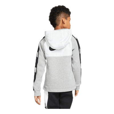 Hybrid 1/2 Zip Fleece Junior White/Black