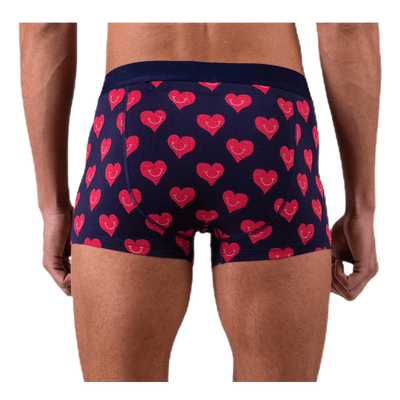 Smiley Heart Trunk Blue