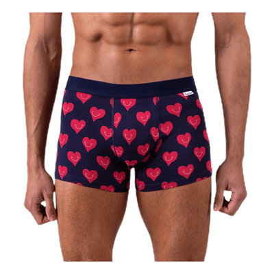 Smiley Heart Trunk Blue