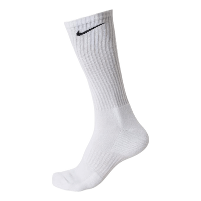 Everyday Cushioned Training Crew Socks (6 Pairs) WHITE/BLACK